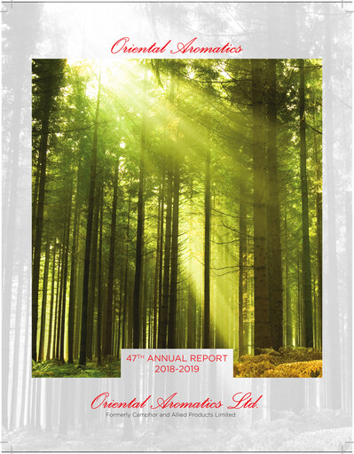 Vorschaubild Oriental Aromatics
 Jahresbericht 2018-2019