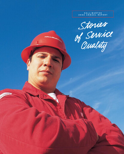 Thumbnail Halliburton Annual Report 2002