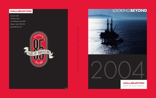 Thumbnail Halliburton Annual Report 2004
