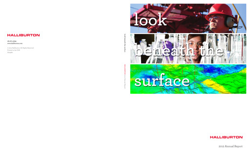 Thumbnail Halliburton Annual Report 2012