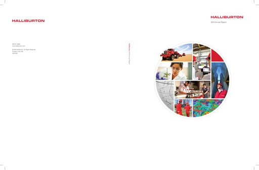 Thumbnail Halliburton Annual Report 2015