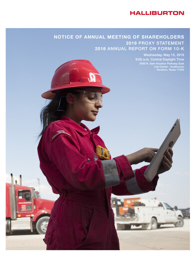 Thumbnail Halliburton Annual Report 2018