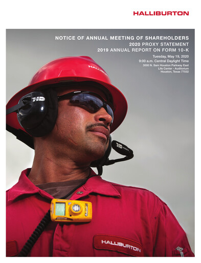 Thumbnail Halliburton Annual Report 2019