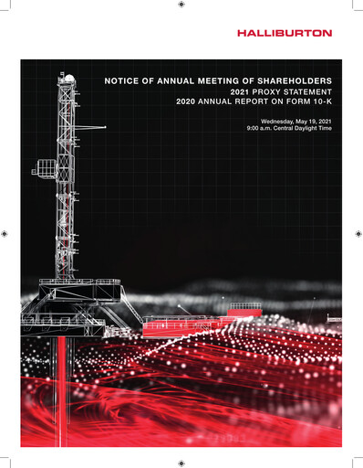 Thumbnail Halliburton Annual Report 2020