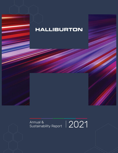 Thumbnail Halliburton Sustainability Report 2021