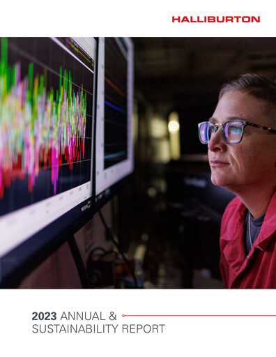 Thumbnail Halliburton Sustainability Report 2023