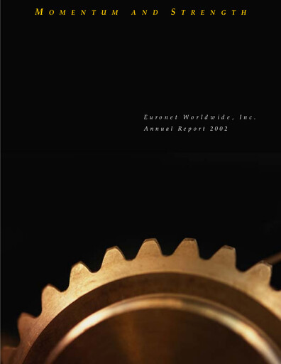 Thumbnail Euronet Worldwide
 Annual Report 2002