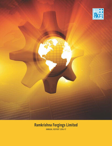 Thumbnail Ramkrishna Forgings Annual Report 2016-2017