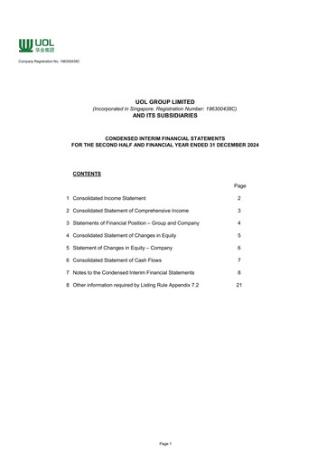 Thumbnail UOL Group Financial Statement 2024