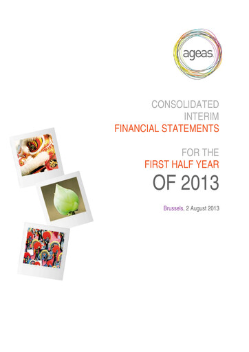 Thumbnail ageas Half-year Report 2013-h1