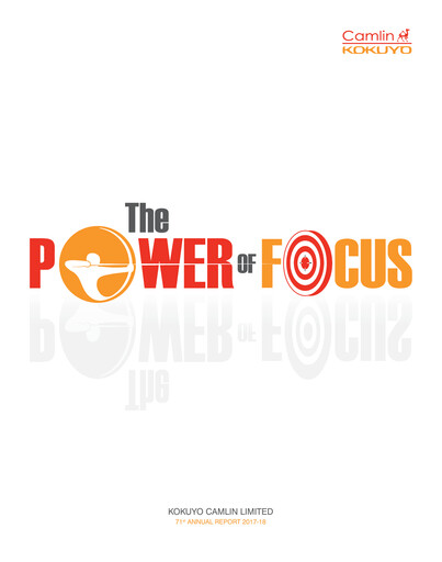 Miniature Kokuyo Camlin
 Rapport annuel 2017-2018