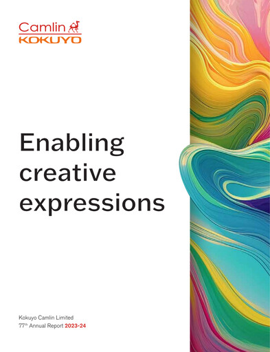 Miniature Kokuyo Camlin
 Rapport annuel 2023-2024