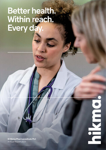 Thumbnail Hikma Pharmaceuticals
 Annual Report 2023