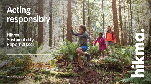 Thumbnail Hikma Pharmaceuticals
 Sustainability Report 2022