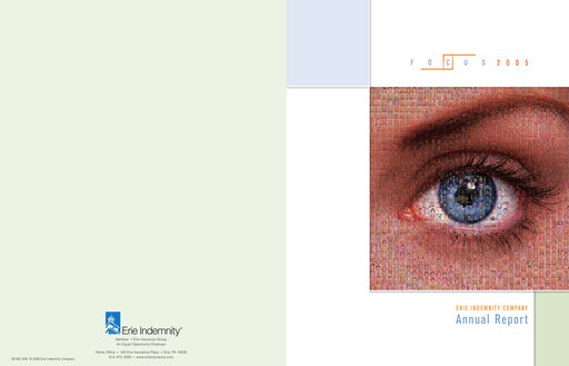Vorschaubild Erie Indemnity Jahresbericht 2005