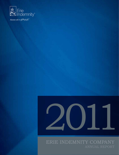 Vorschaubild Erie Indemnity Jahresbericht 2011