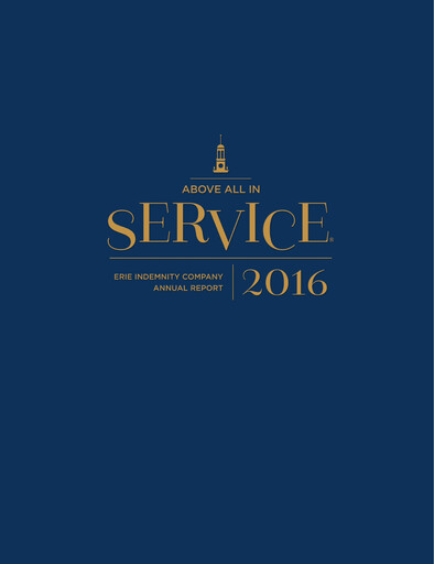 Vorschaubild Erie Indemnity Jahresbericht 2016