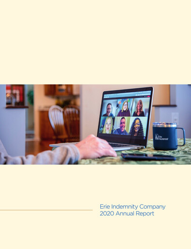 Vorschaubild Erie Indemnity Jahresbericht 2020