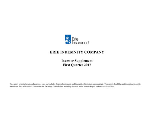 Thumbnail Erie Indemnity Quarterly Report 2017-q1