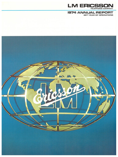 Thumbnail Ericsson Annual Report 1974