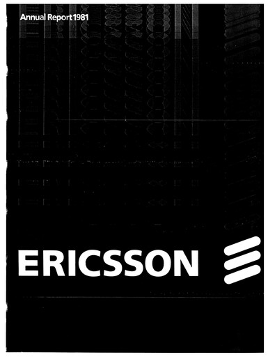 Thumbnail Ericsson Annual Report 1981