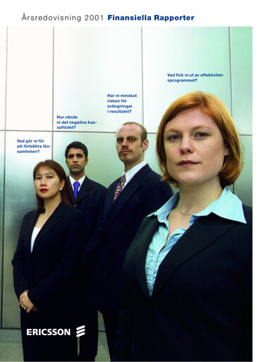 Thumbnail Ericsson Annual Report 2001