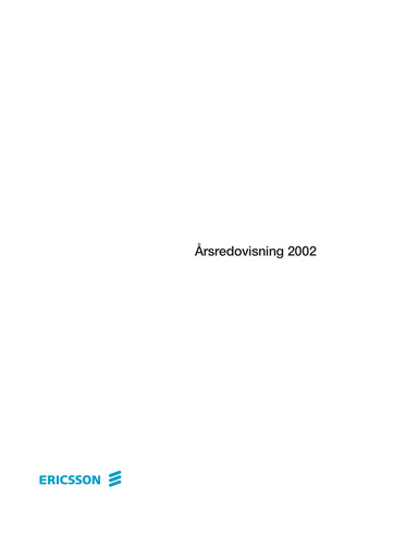Thumbnail Ericsson Annual Report 2002