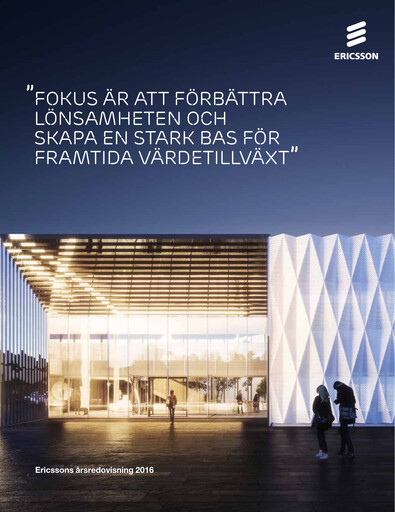 Thumbnail Ericsson Annual Report 2016