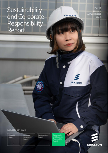Thumbnail Ericsson Sustainability Report 2024