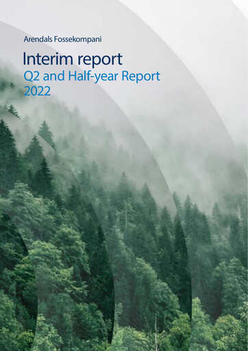 Thumbnail Arendals Fossekompani Half-year Report 2022-h1