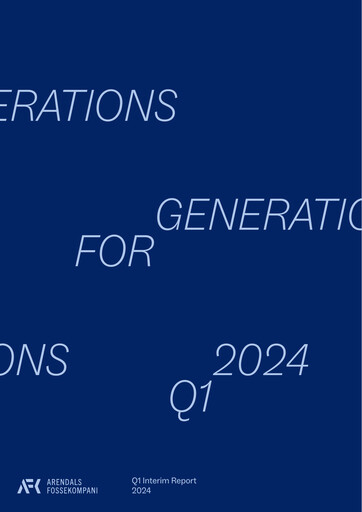Thumbnail Arendals Fossekompani Quarterly Report 2024-q1