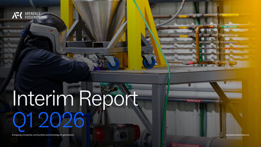 Thumbnail Arendals Fossekompani Quarterly Report 2026-q1