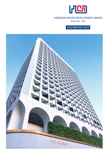 Thumbnail Harbour Centre Development ESG Report 2019