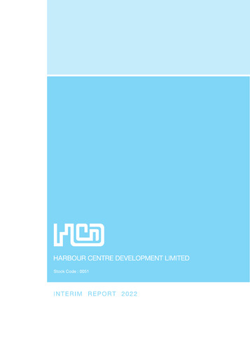 Thumbnail Harbour Centre Development Half-year Report 2022-h1