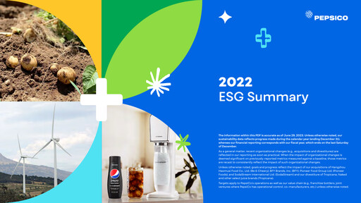 Thumbnail Pepsico ESG Report 2022