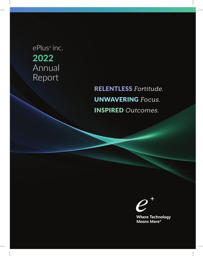 Thumbnail ePlus Annual Report 2022