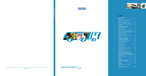 Thumbnail Kesko
 Annual Report 1998