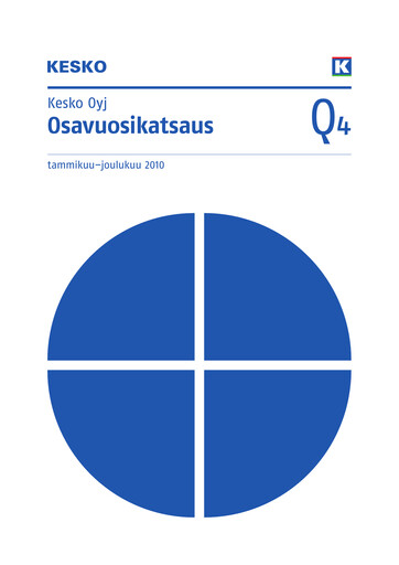 Thumbnail Kesko
 Financial Report 2010