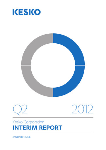 Thumbnail Kesko
 Half-year Report 2012-h1