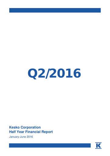Thumbnail Kesko
 Half-year Report 2016-h1