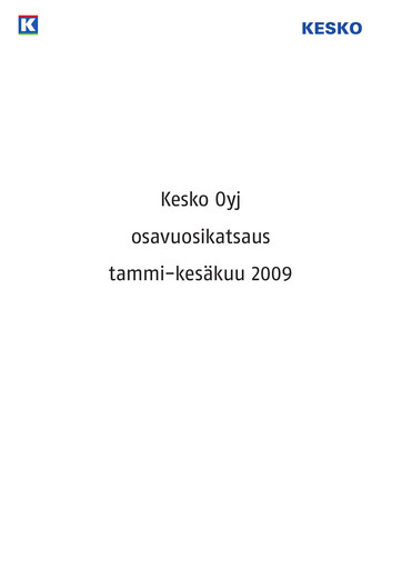 Thumbnail Kesko
 Half-year Report 2009-h1