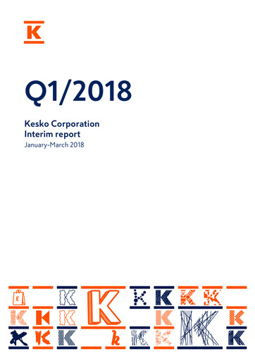 Thumbnail Kesko
 Quarterly Report 2018-q1
