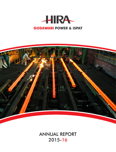 Thumbnail Godawari Power & Ispat Annual Report 2015-2016