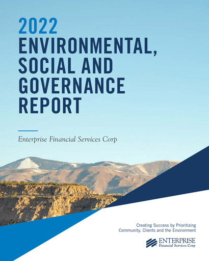 Thumbnail Enterprise Financial Services Corp ESG Report 2022