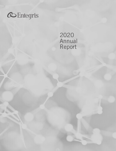 Thumbnail Entegris Annual Report 2020