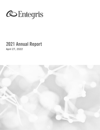 Thumbnail Entegris Annual Report 2021