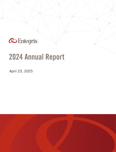 Thumbnail Entegris Annual Report 2024