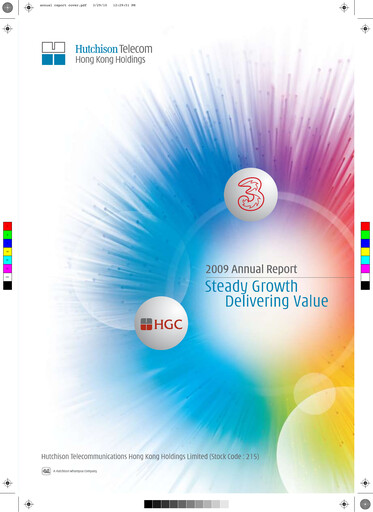 Miniature Hutchison Telecommunications Hong Kong Holdings Rapport annuel 2009