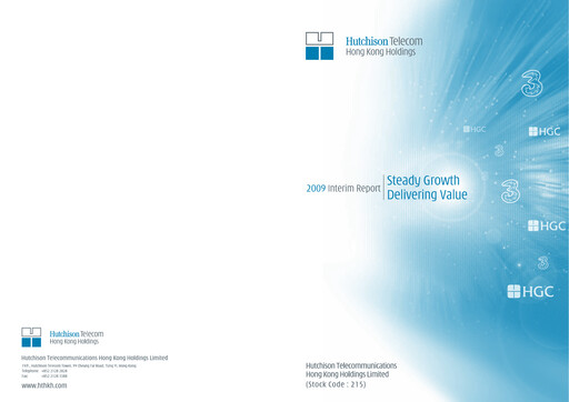 Thumbnail Hutchison Telecommunications Hong Kong Holdings Half-year Report 2009-h1