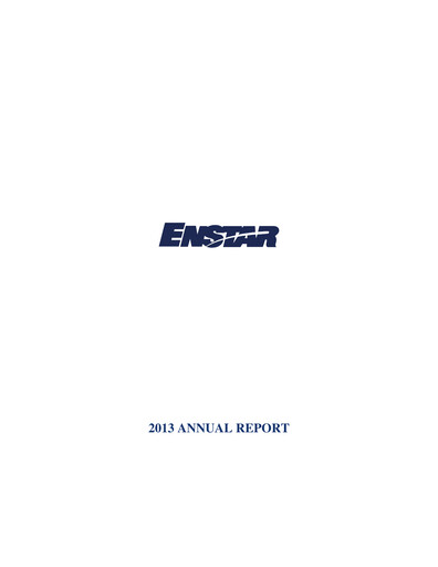 Thumbnail Enstar Group Annual Report 2013